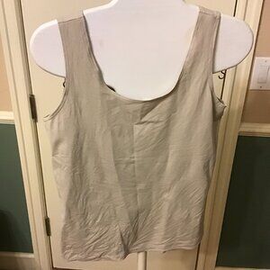 Chico's Tan Sleeveless Tee